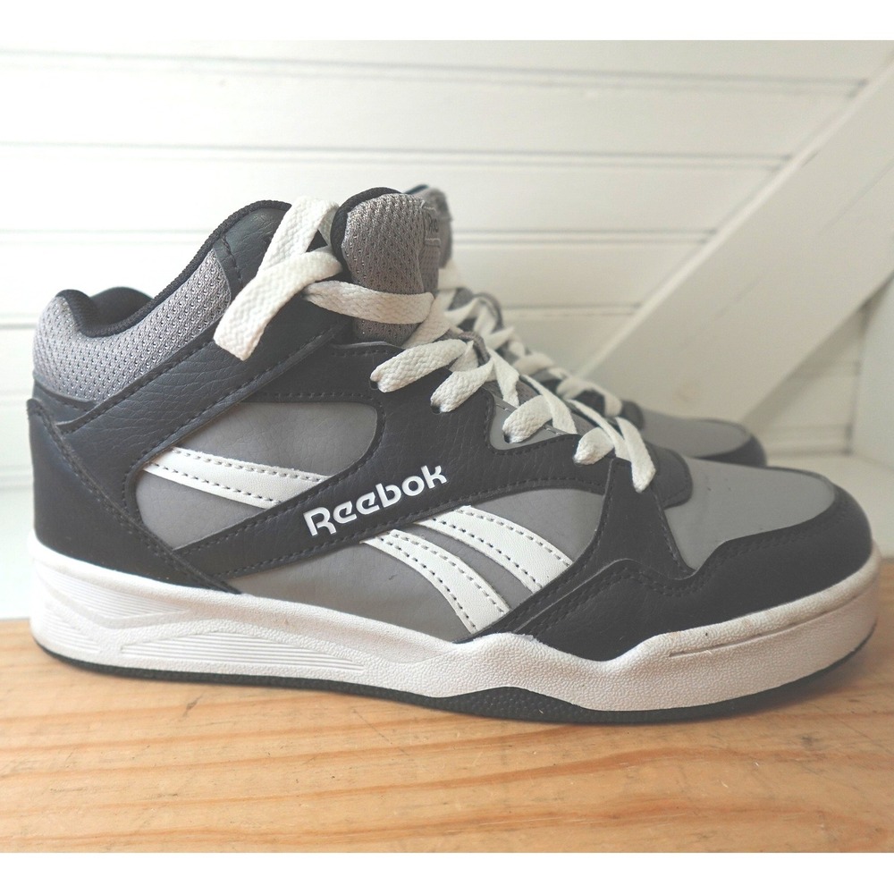 Reebok Royal BB45000 HI 2 Lifestyle Sneakers Men's 6/Women's 7.5 Black Grey
